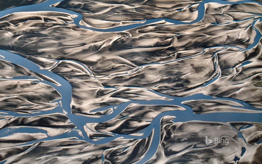 The Copper River Delta in Wrangell-St Elias National Park and Preserve, Alaska, USA