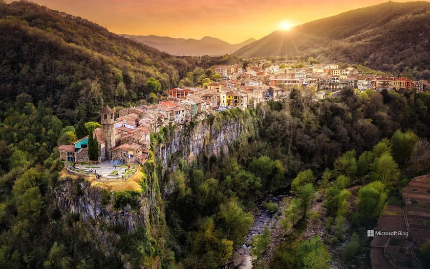 Castellfollit de la Roca, Catalonia, Spain