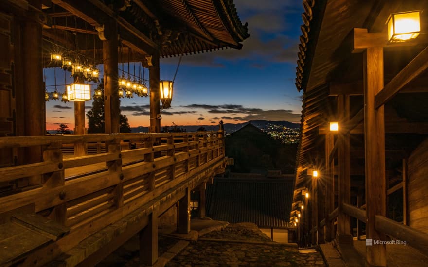 "Todaiji Nigatsudo" Nara Prefecture, Nara City