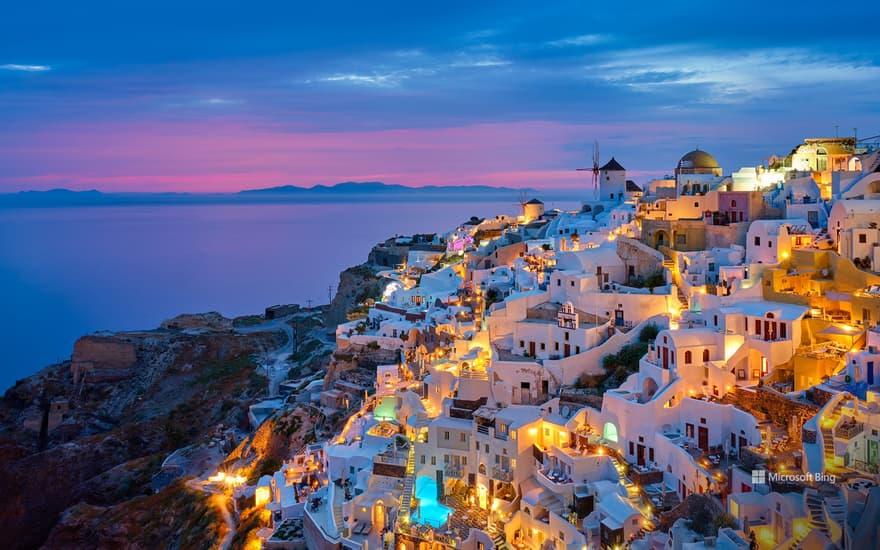 Village of Oia, Santorini, Greece
