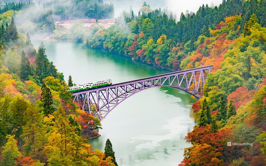 First Tadami River Bridge, Onuma District, Fukushima Prefecture