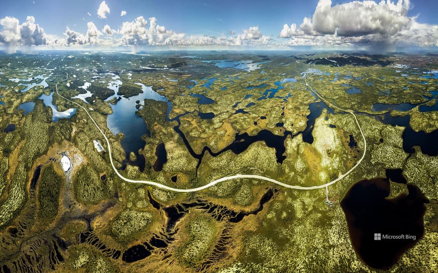 Trans-Taiga Road in Northern Quebec