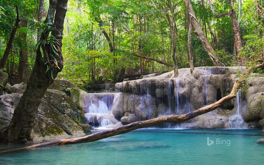 Erawan National Park, Kanchanaburi Province, Thailand