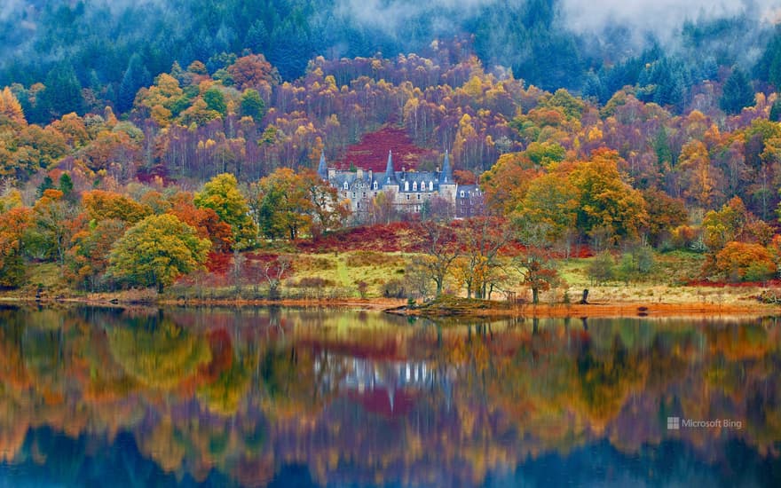 Tigh Mor Trossachs on Loch Achray, Scotland